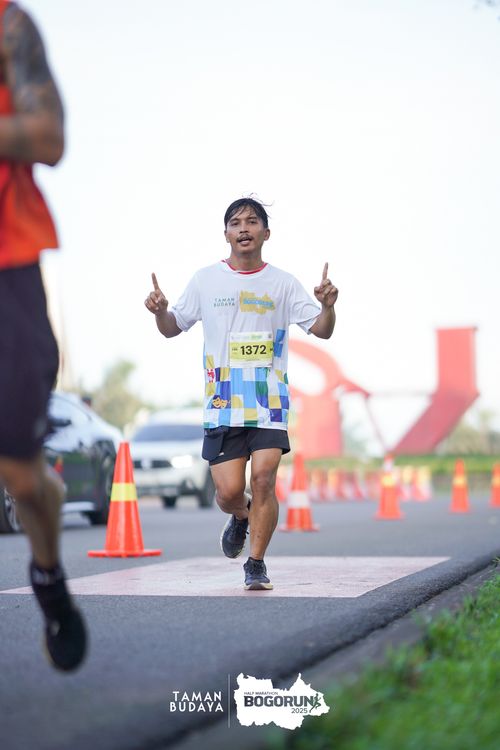 Race photo from Taman Budaya x BOGORUN 2025