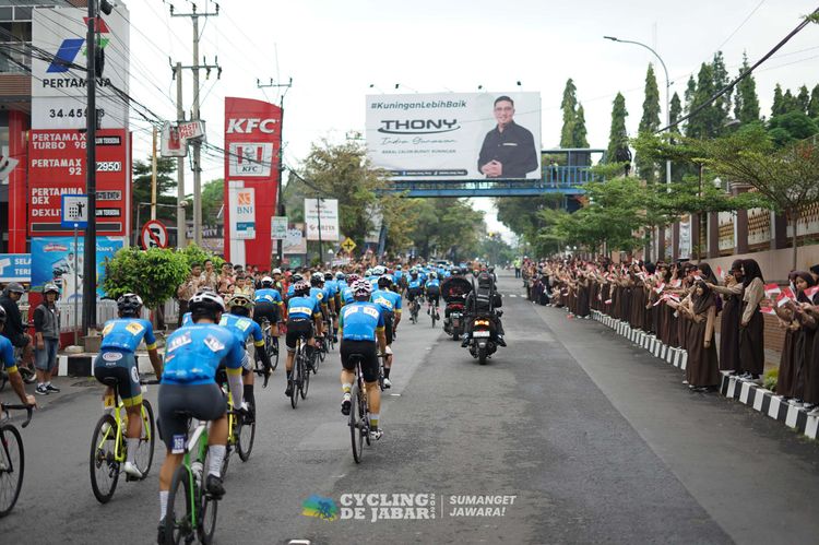 Race photo from Cycling de Jabar 2024