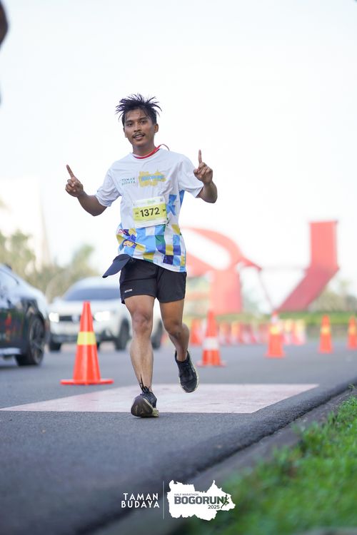 Race photo from Taman Budaya x BOGORUN 2025