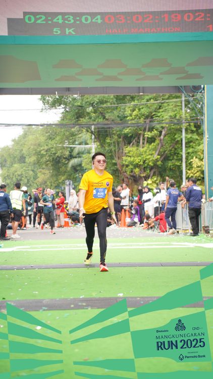 Race photo from Mangkunegaran Run 2025