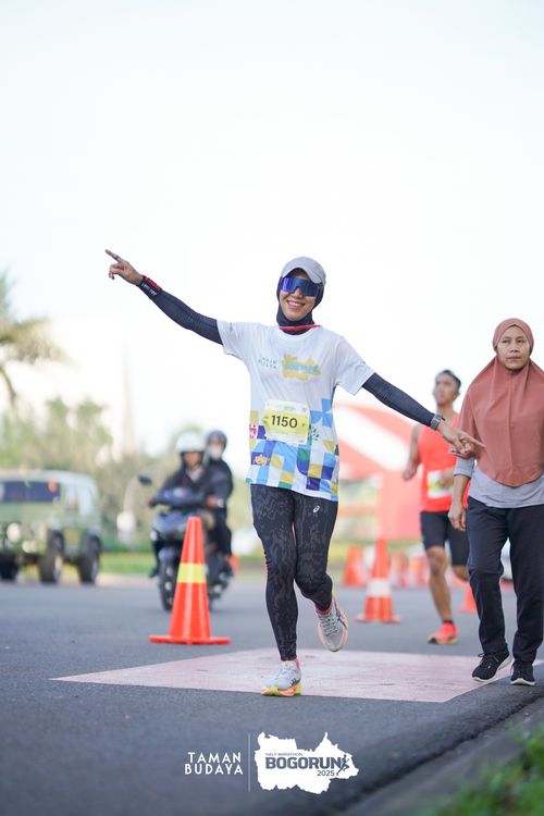 Race photo from Taman Budaya x BOGORUN 2025