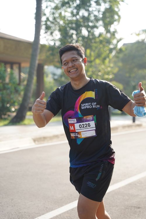 Race photo from WIPRO RUN 2025 - Vitalis Unza 20th Anniversary