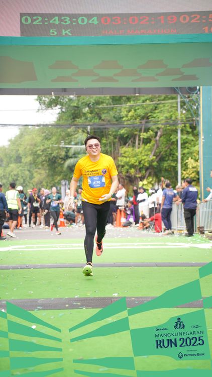 Race photo from Mangkunegaran Run 2025