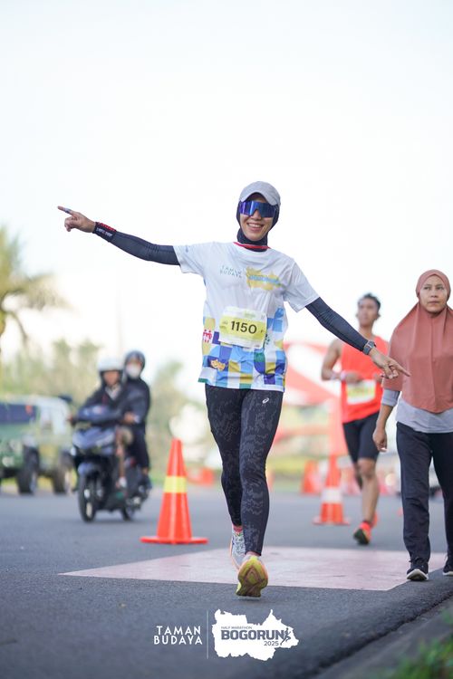 Race photo from Taman Budaya x BOGORUN 2025