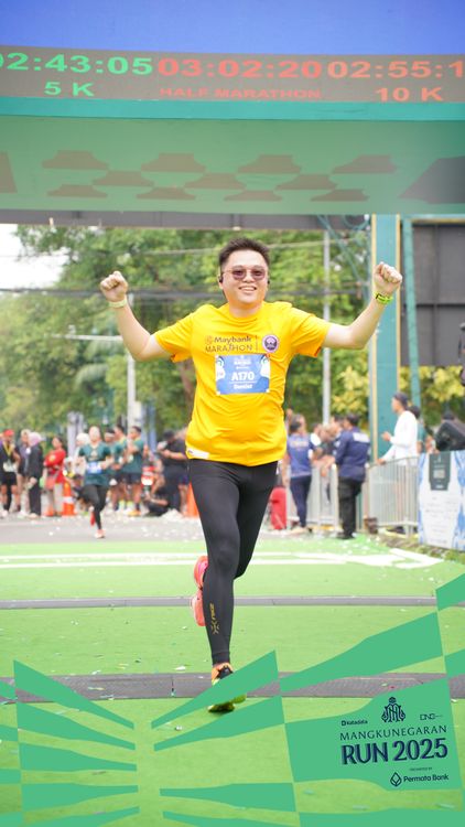 Race photo from Mangkunegaran Run 2025
