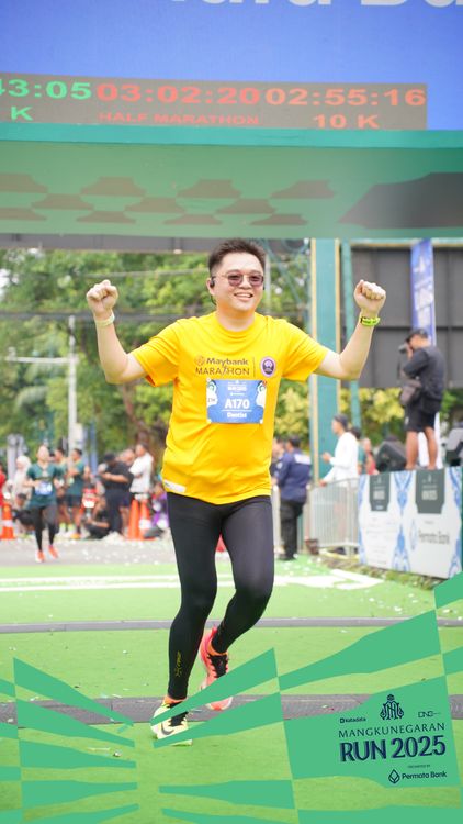 Race photo from Mangkunegaran Run 2025
