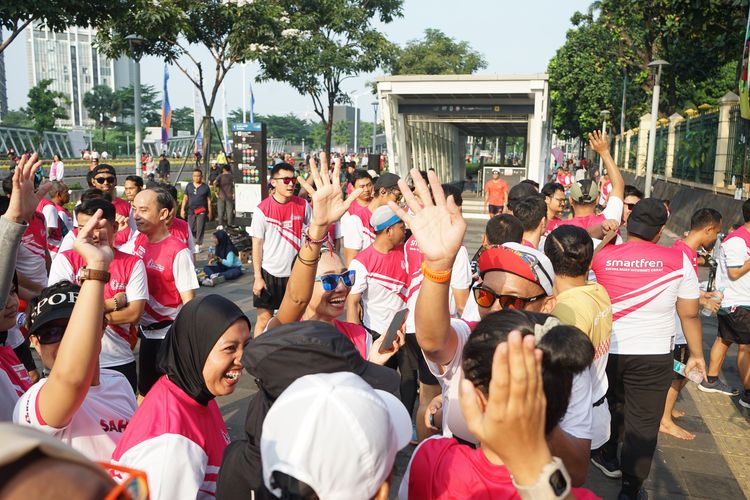 Race photo from Smartfren Run 2024 Vibes