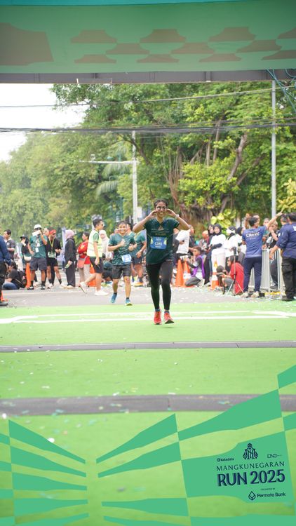 Race photo from Mangkunegaran Run 2025