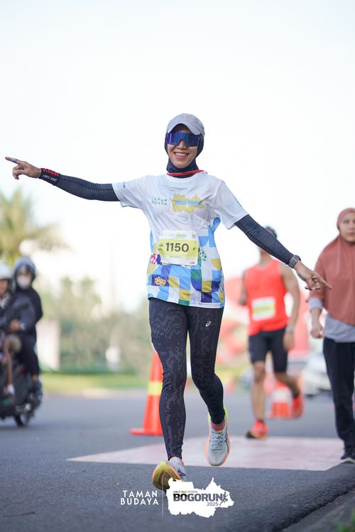 Race photo from Taman Budaya x BOGORUN 2025