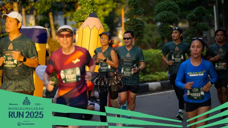 Race photo from Mangkunegaran Run 2025