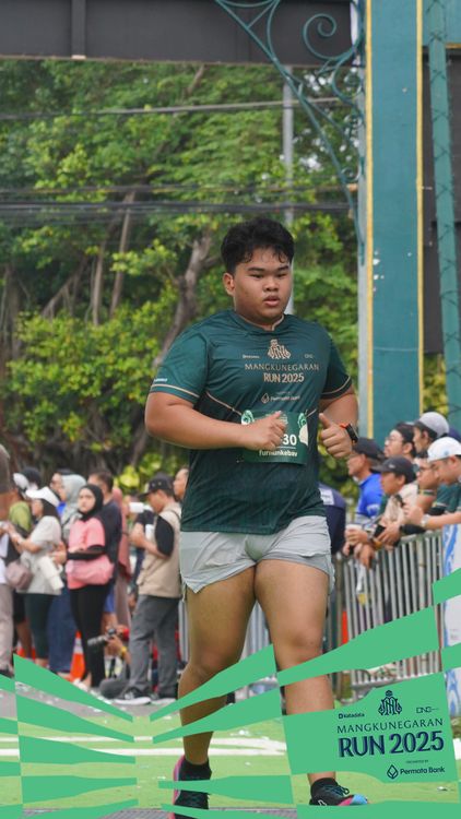 Race photo from Mangkunegaran Run 2025
