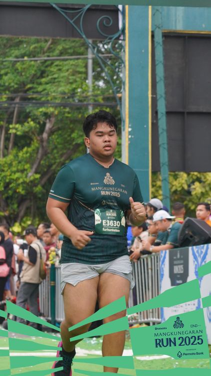 Race photo from Mangkunegaran Run 2025