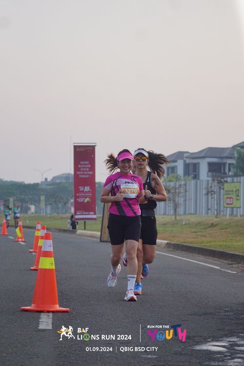 Race photo from BAF LIONS RUN 2024
