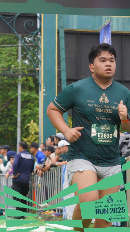 Race photo from Mangkunegaran Run 2025