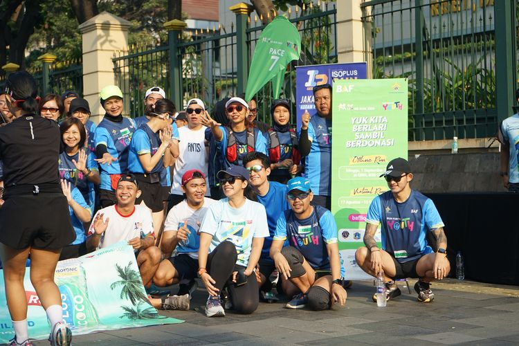 Race photo from Lari Bareng Yuk!