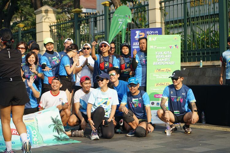 Race photo from Lari Bareng Yuk!