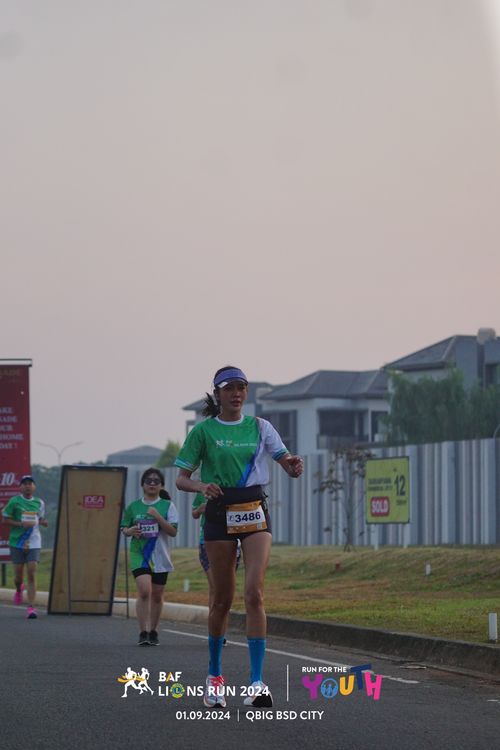 Race photo from BAF LIONS RUN 2024