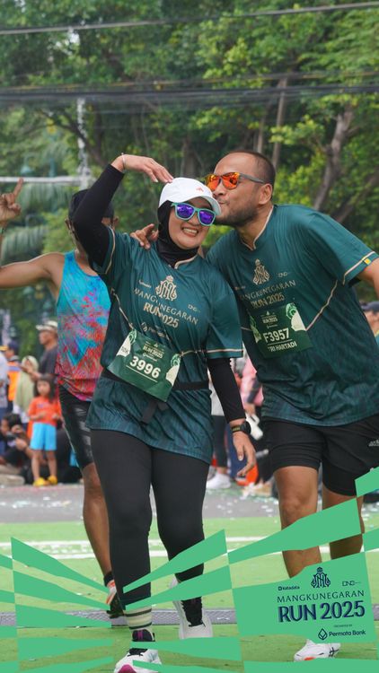 Race photo from Mangkunegaran Run 2025