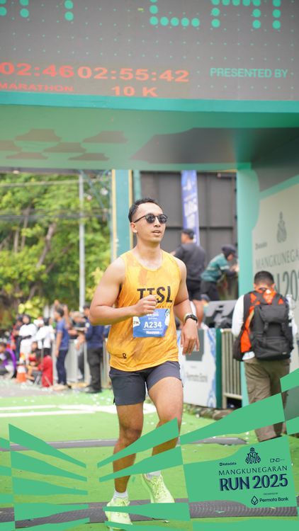 Race photo from Mangkunegaran Run 2025