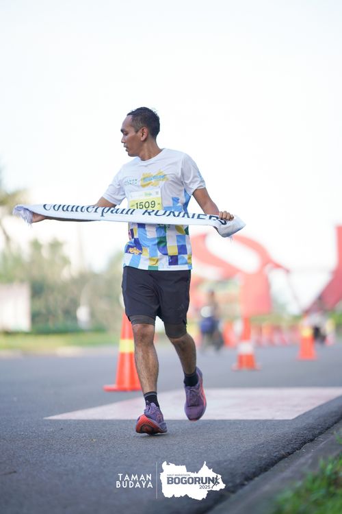 Race photo from Taman Budaya x BOGORUN 2025