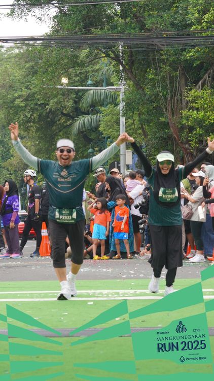 Race photo from Mangkunegaran Run 2025