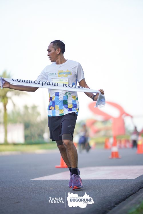 Race photo from Taman Budaya x BOGORUN 2025