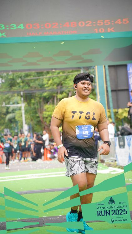 Race photo from Mangkunegaran Run 2025