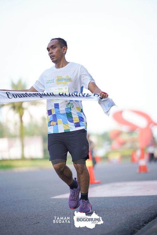 Race photo from Taman Budaya x BOGORUN 2025
