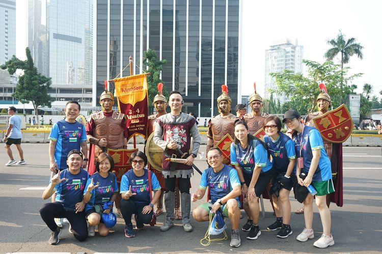 Race photo from Lari Bareng Yuk!