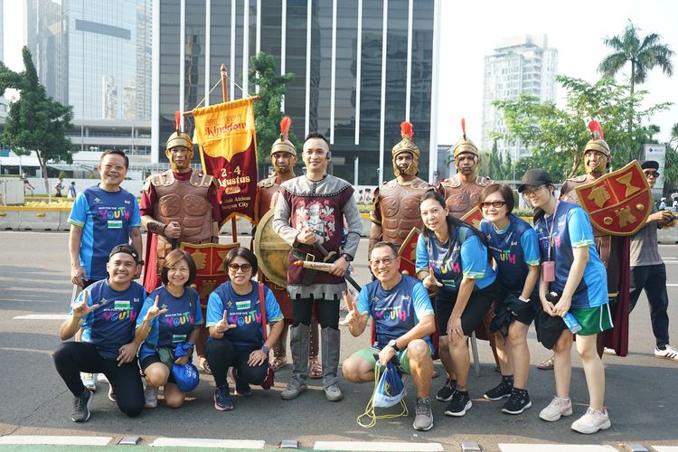 Race photo from Lari Bareng Yuk!