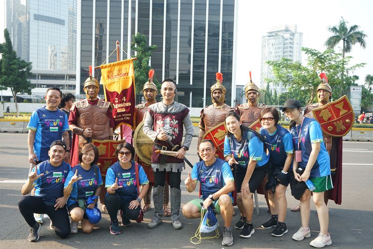 Race photo from Lari Bareng Yuk!