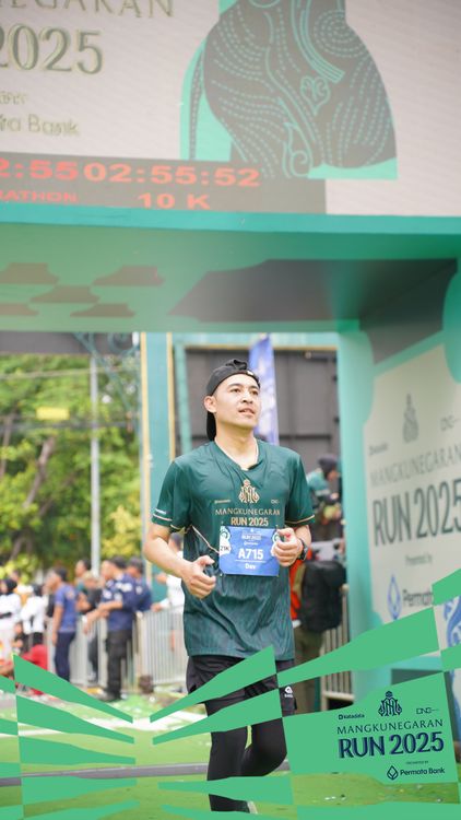 Race photo from Mangkunegaran Run 2025