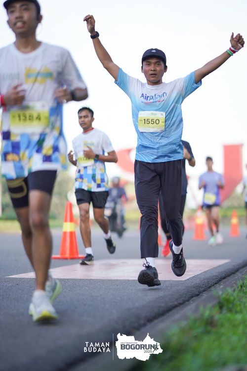 Race photo from Taman Budaya x BOGORUN 2025