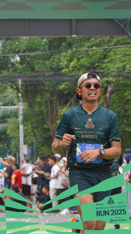 Race photo from Mangkunegaran Run 2025