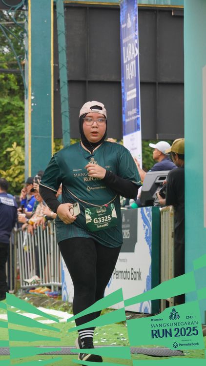 Race photo from Mangkunegaran Run 2025