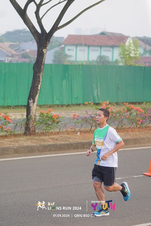 Race photo from BAF LIONS RUN 2024