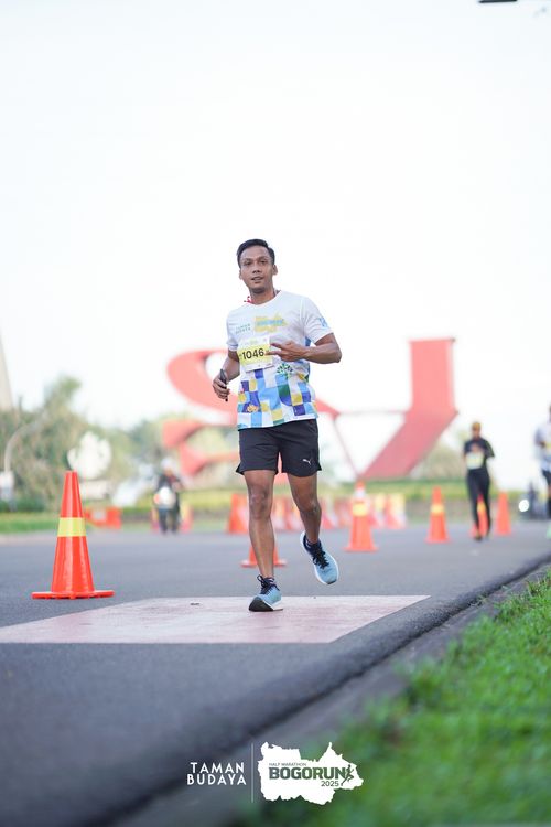 Race photo from Taman Budaya x BOGORUN 2025