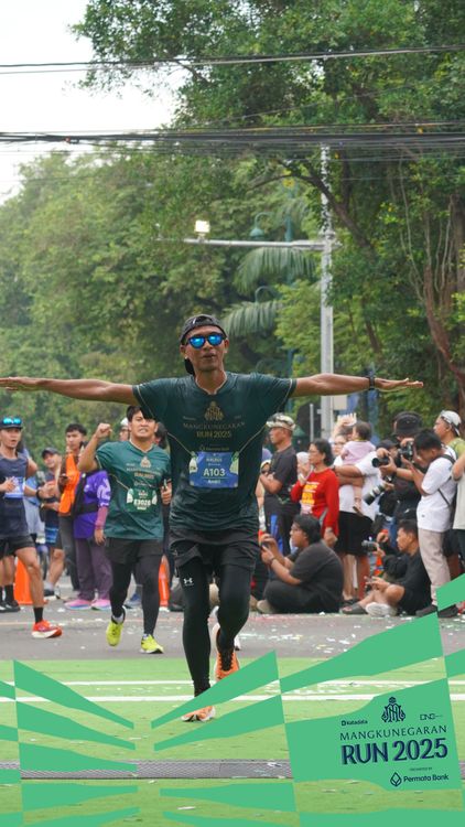 Race photo from Mangkunegaran Run 2025