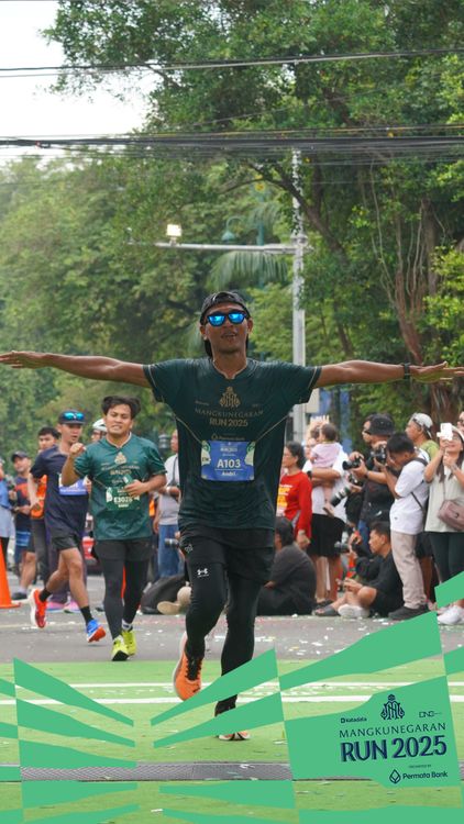 Race photo from Mangkunegaran Run 2025