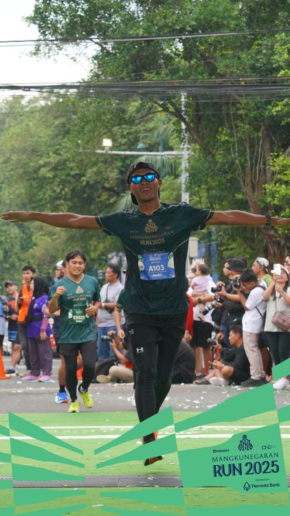 Race photo from Mangkunegaran Run 2025