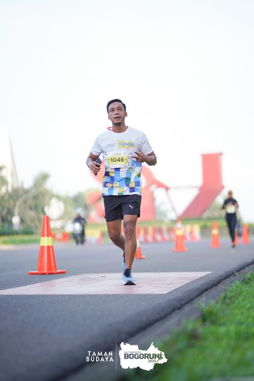 Race photo from Taman Budaya x BOGORUN 2025