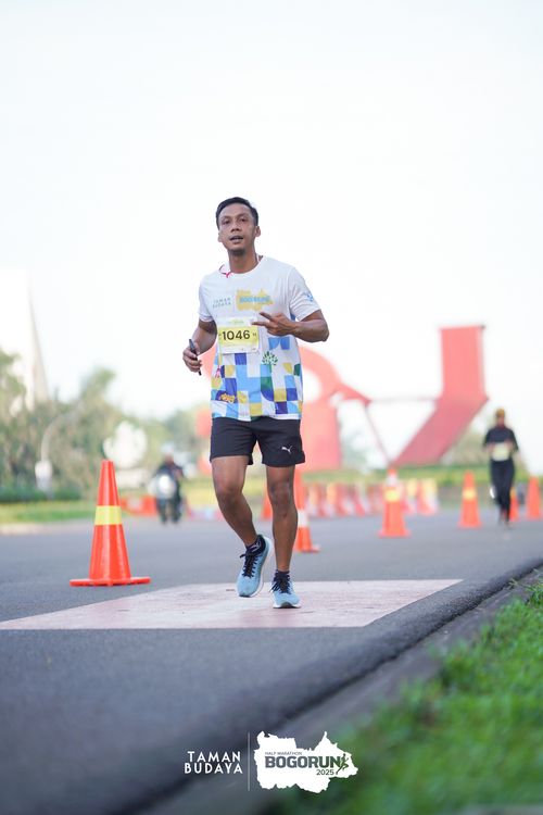 Race photo from Taman Budaya x BOGORUN 2025