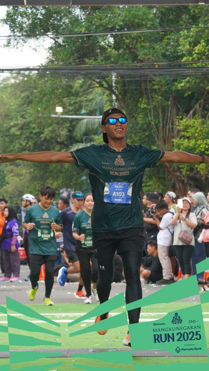 Race photo from Mangkunegaran Run 2025