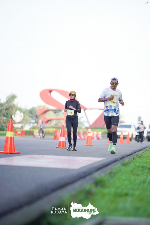 Race photo from Taman Budaya x BOGORUN 2025