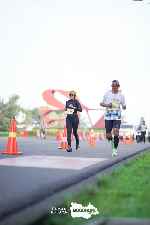 Race photo from Taman Budaya x BOGORUN 2025