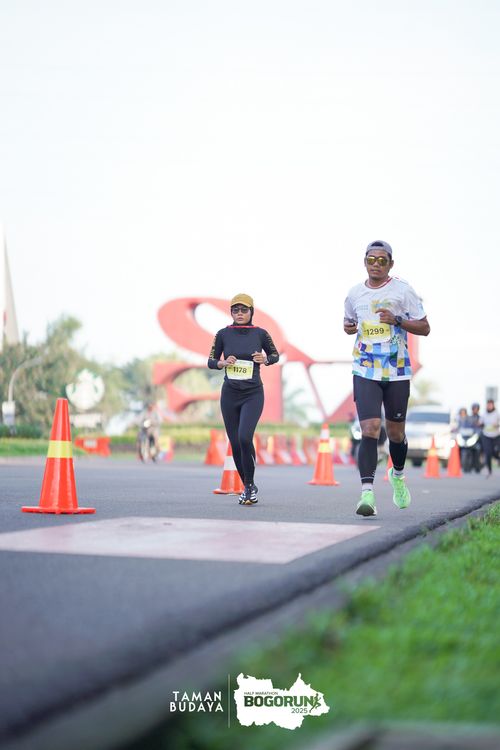 Race photo from Taman Budaya x BOGORUN 2025