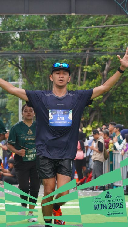 Race photo from Mangkunegaran Run 2025