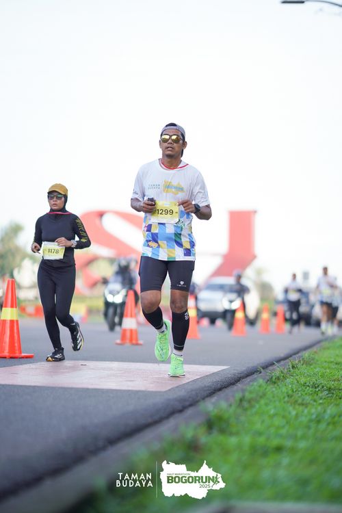 Race photo from Taman Budaya x BOGORUN 2025