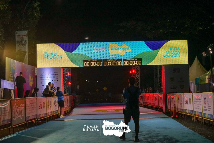 Race photo from Taman Budaya x BOGORUN 2025