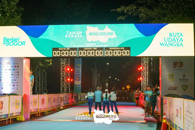 Race photo from Taman Budaya x BOGORUN 2025